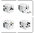 SKROSS MUV Micro (2.5A) World Travel Adapter / Dual USB Charger (2-Pole)